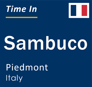 Current local time in Sambuco, Piedmont, Italy