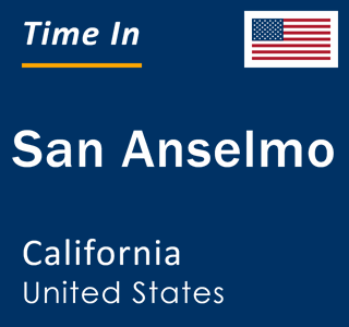 Current local time in San Anselmo, California, United States
