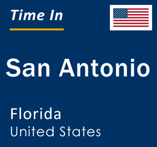 Current local time in San Antonio, Florida, United States