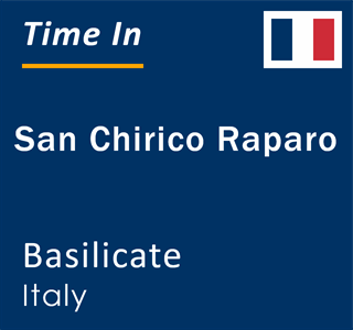 Current local time in San Chirico Raparo, Basilicate, Italy