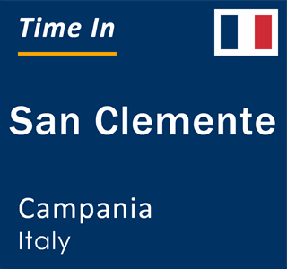 Current local time in San Clemente, Campania, Italy