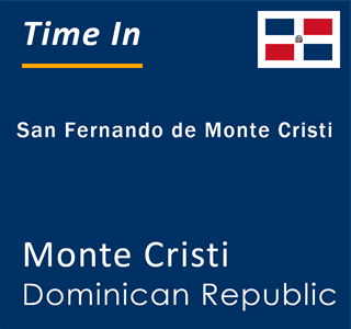 Current local time in San Fernando de Monte Cristi, Monte Cristi, Dominican Republic