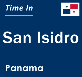 Current local time in San Isidro, Panama