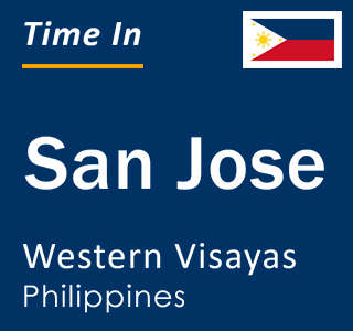 Current local time in San Jose, Western Visayas, Philippines