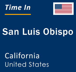 Current local time in San Luis Obispo, California, United States