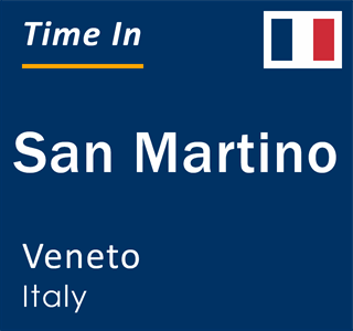 Current local time in San Martino, Veneto, Italy