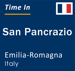 Current local time in San Pancrazio, Emilia-Romagna, Italy