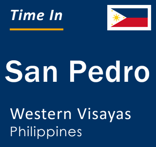 Current local time in San Pedro, Western Visayas, Philippines
