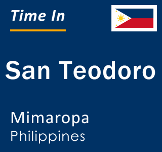 Current local time in San Teodoro, Mimaropa, Philippines