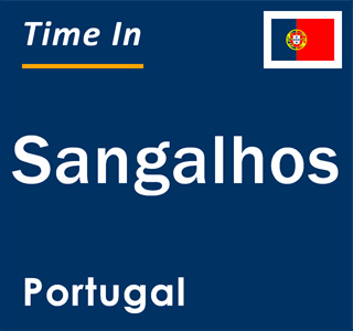 Current local time in Sangalhos, Portugal