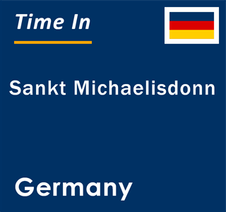Current local time in Sankt Michaelisdonn, Germany