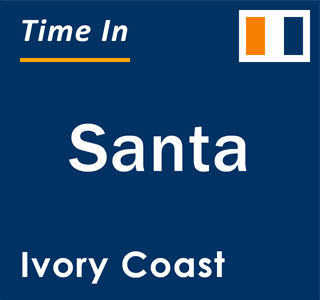 Current local time in Santa, Ivory Coast