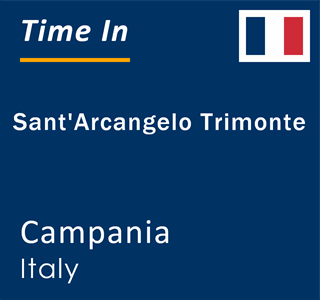 Current local time in Sant'Arcangelo Trimonte, Campania, Italy