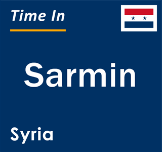 Current local time in Sarmin, Syria