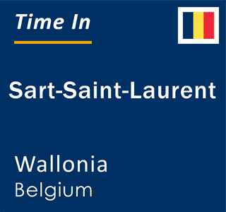 Current local time in Sart-Saint-Laurent, Wallonia, Belgium