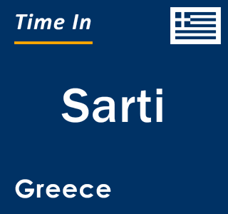 Current local time in Sarti, Greece