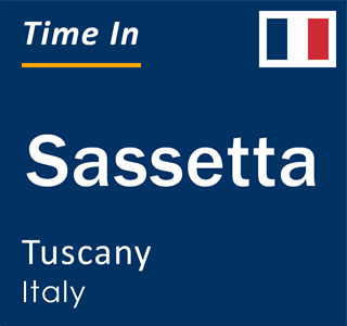 Current local time in Sassetta, Tuscany, Italy