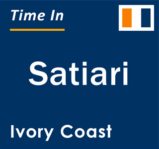 Current local time in Satiari, Ivory Coast