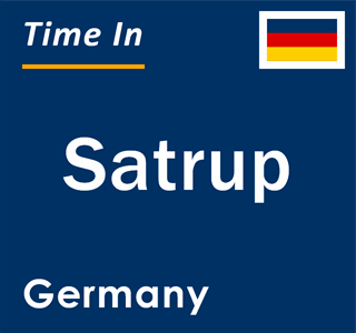 Current local time in Satrup, Germany