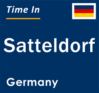 Current local time in Satteldorf, Germany