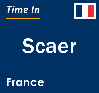 Current local time in Scaer, France