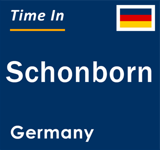 Current local time in Schonborn, Germany