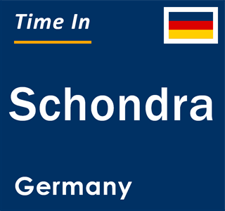 Current local time in Schondra, Germany