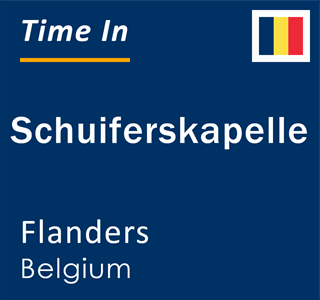 Current local time in Schuiferskapelle, Flanders, Belgium