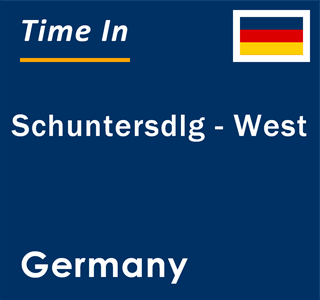 Current local time in Schuntersdlg - West, Germany