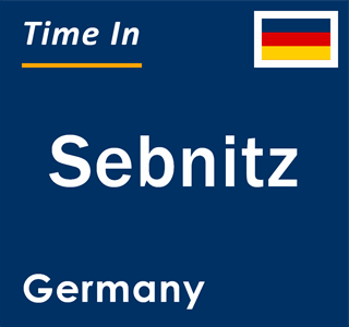 Current local time in Sebnitz, Germany