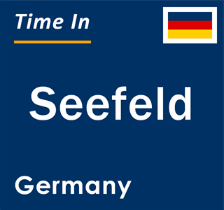 Current local time in Seefeld, Germany
