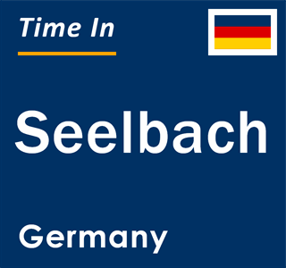 Current local time in Seelbach, Germany