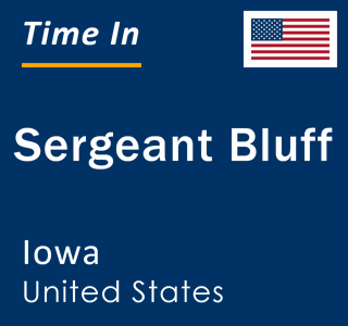 Current local time in Sergeant Bluff, Iowa, United States