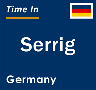 Current local time in Serrig, Germany