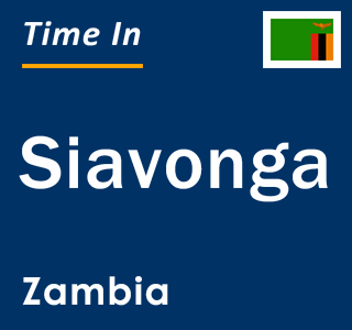 Current local time in Siavonga, Zambia