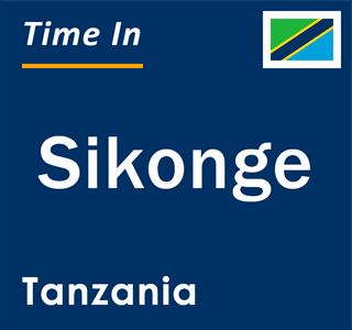 Current local time in Sikonge, Tanzania