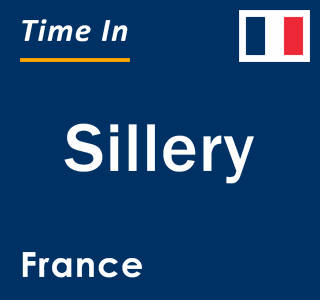 Current local time in Sillery, France
