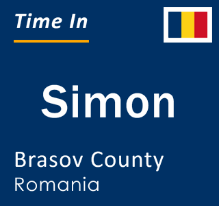 Current local time in Simon, Brasov County, Romania