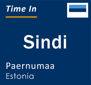 Current local time in Sindi, Paernumaa, Estonia