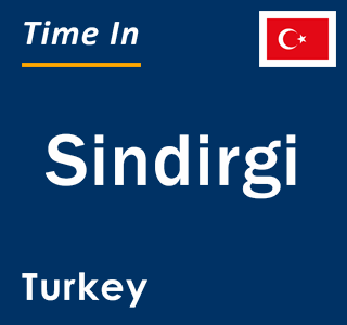 Current local time in Sindirgi, Turkey
