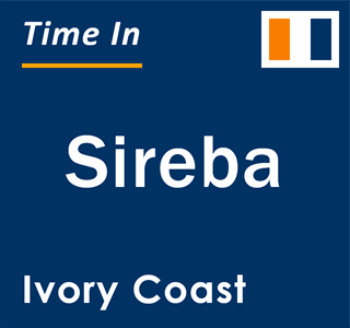 Current local time in Sireba, Ivory Coast