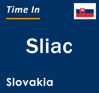 Current local time in Sliac, Slovakia
