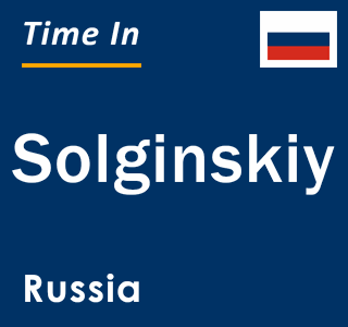 Current local time in Solginskiy, Russia