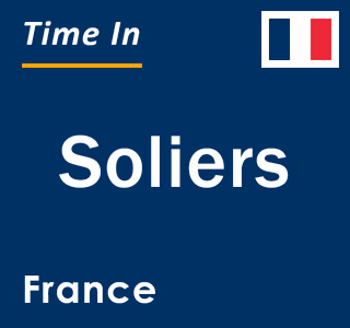 Current local time in Soliers, France