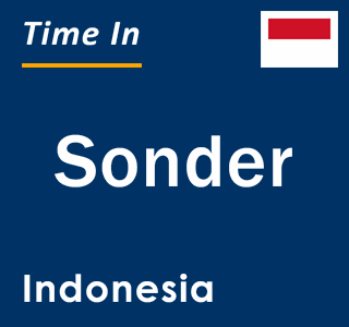 Current local time in Sonder, Indonesia
