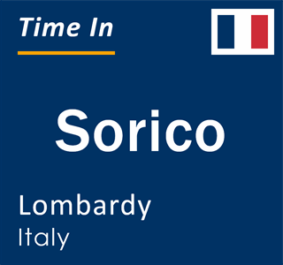 Current local time in Sorico, Lombardy, Italy