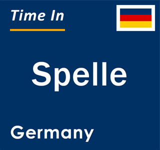 Current local time in Spelle, Germany