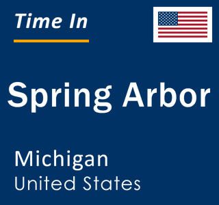 Current local time in Spring Arbor, Michigan, United States