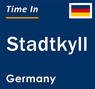 Current local time in Stadtkyll, Germany