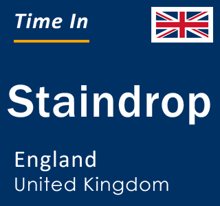 Current local time in Staindrop, England, United Kingdom